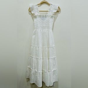 Hill house - White Eyelet Ellie Nap Dress - XXS
